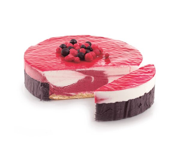 Bosvrucht en Yoghurt IJstaart